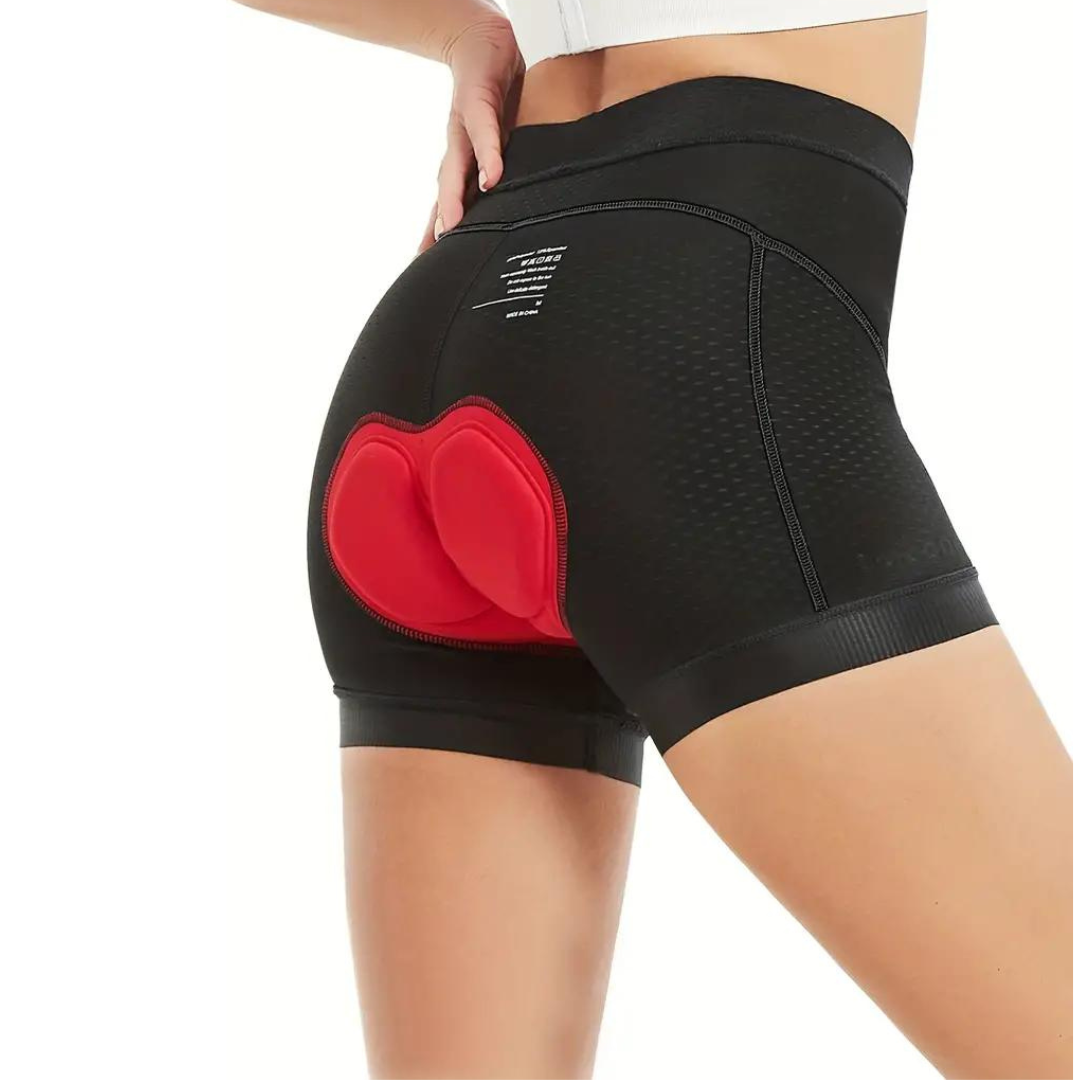 Pantaloni da ciclismo da donna - Con imbottitura - Contro il dolore da sella