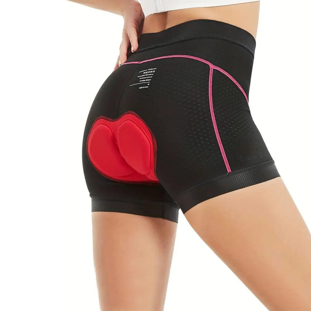 Pantaloni da ciclismo da donna - Con imbottitura - Contro il dolore da sella