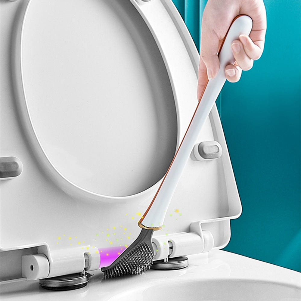 🔥Spazzola per WC in silicone flessibile e moderna