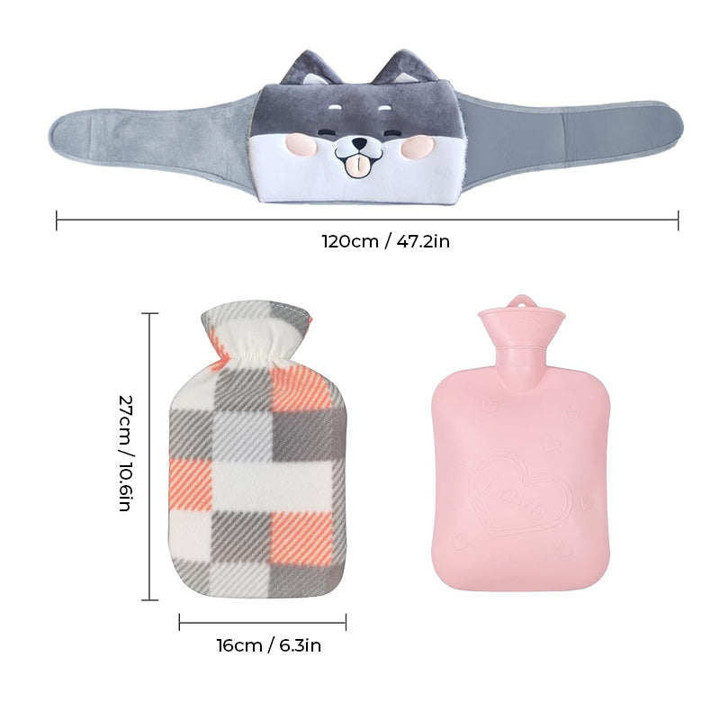 Cintura riscaldante ricaricabile in peluche