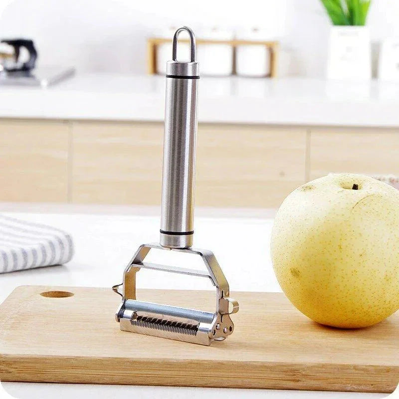 Affettatrice multifunzionale in acciaio inossidabile ultra affilata & tagliaverdure a julienne per patate e carote