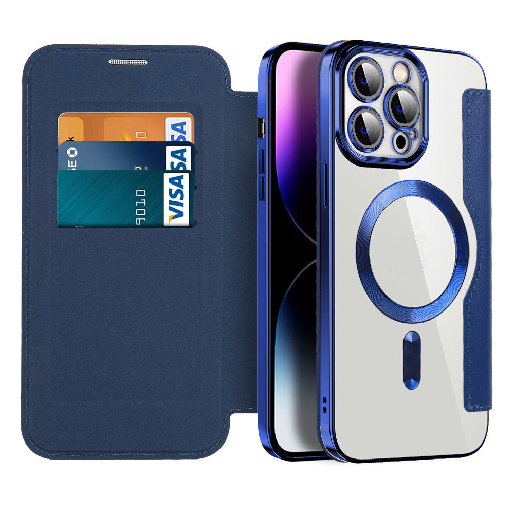Sandsberg | Custodia Flip Magnetica per Smartphone | Tasca per Carte & Protezione Antiurto | Vari Colori