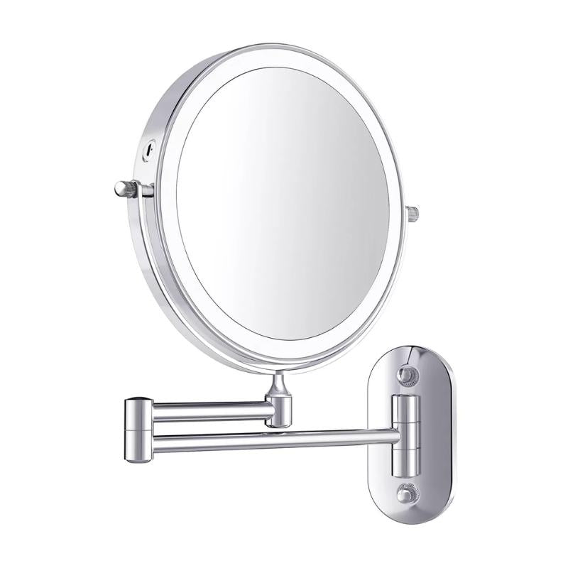Specchio da Trucco Vanity Ricaricabile a LED Luminex con Ingrandimento