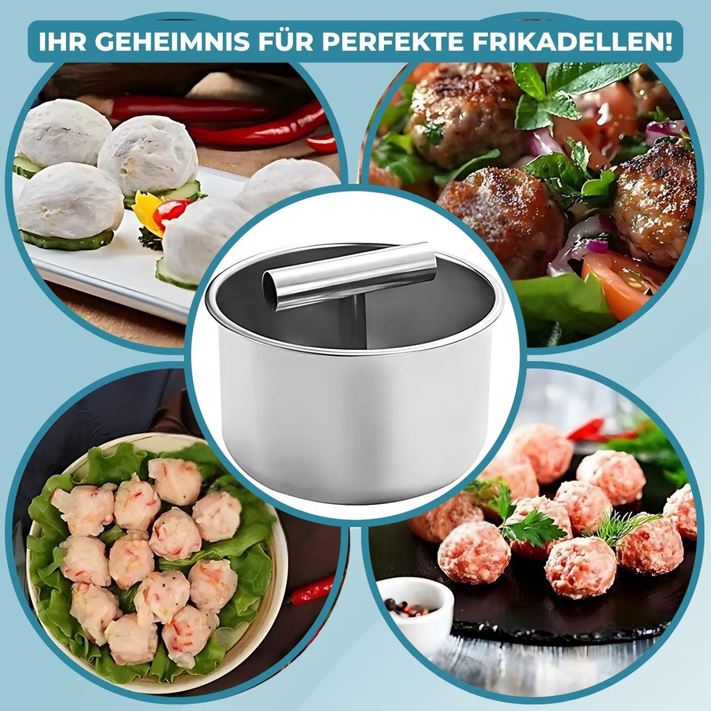 MeatShaper - Stampino in acciaio inox per polpette in cucina