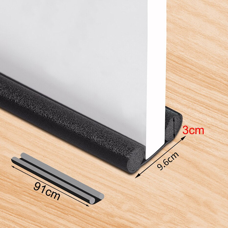 DoorStopper – Doppio fermaporta | Tieni fuori freddo, polvere e insetti | Guarnizione per porta da infilare | Risparmio energetico e protezione acustica