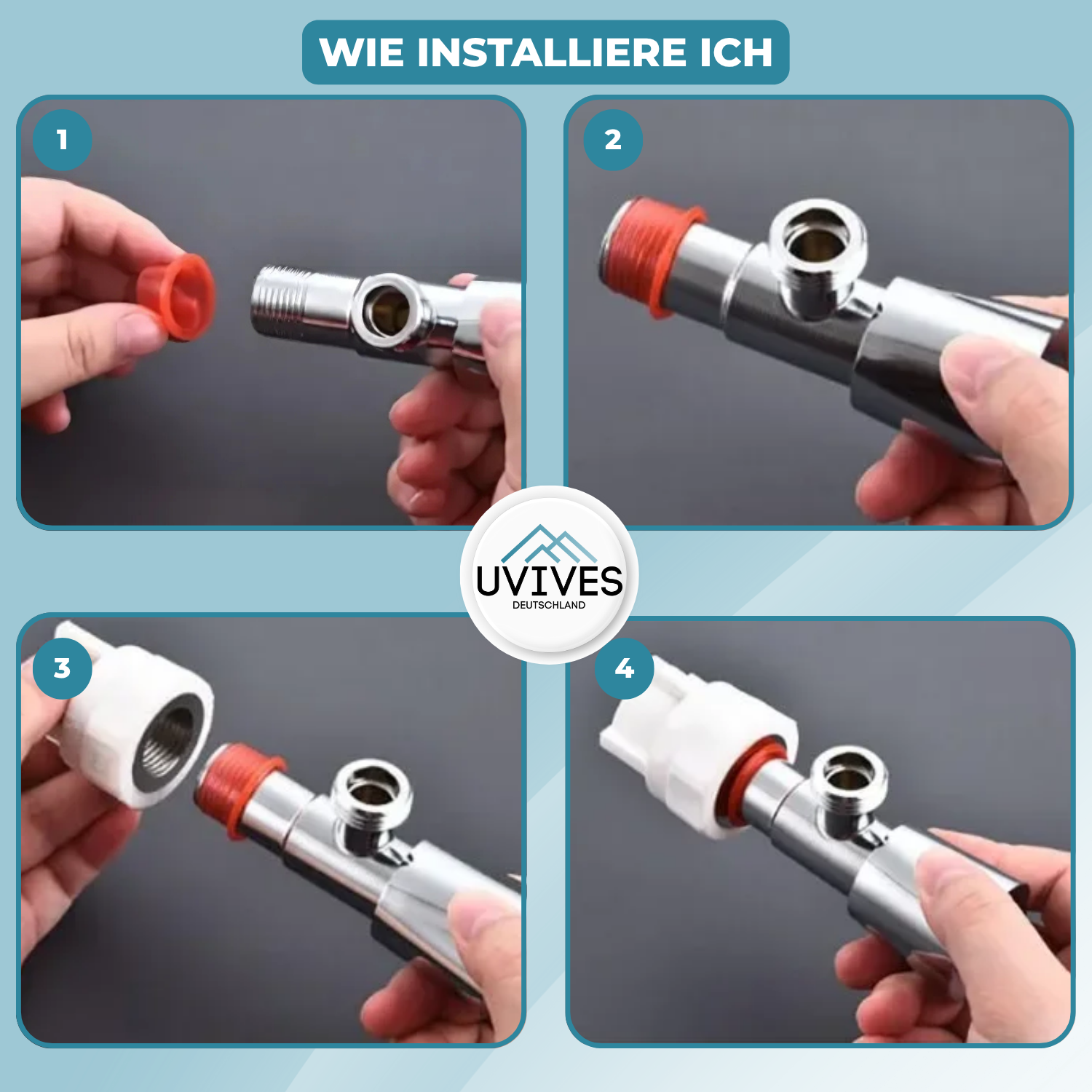 10+10 GRATIS | GripSeal – La guarnizione in silicone universale per ogni filettatura di tubo
