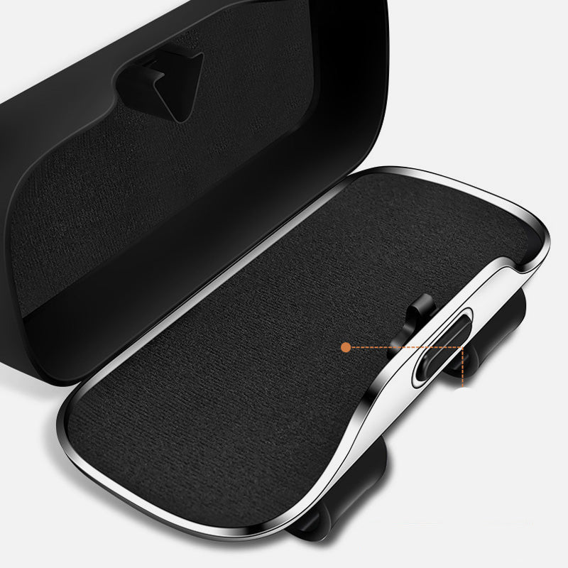 LuxAuto Luxe Portaocchiali da Sole | Protezione elegante per i tuoi occhiali da sole in auto