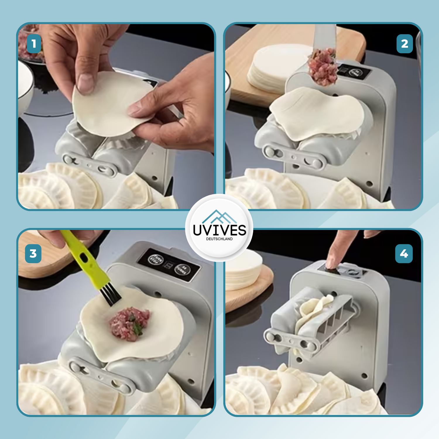 DumpliSwift - Perfette tasche di pasta piegate automaticamente in pochi secondi