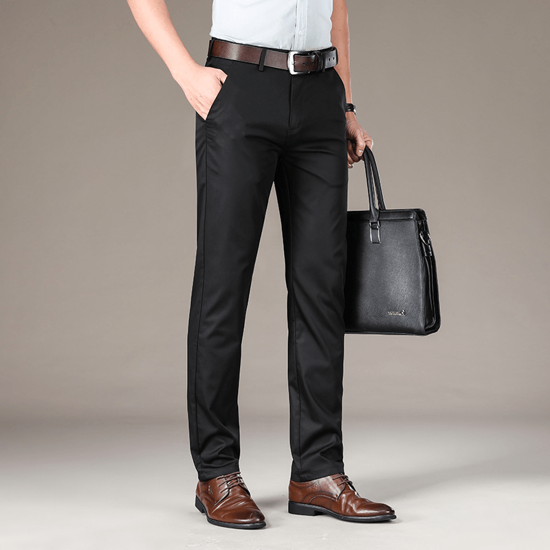 50% di sconto - MasonPro - Pantaloni Classici Uomo ad Alta Elasticità - Offerta Limitata