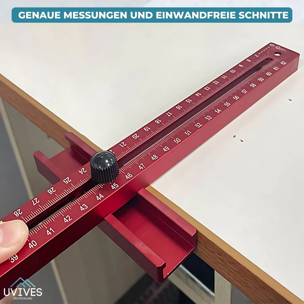 ExactMill Maschera di Fresatura | Lavorazione del Legno Precisa | Lega di Alluminio | Per Professionisti e Fai-da-te