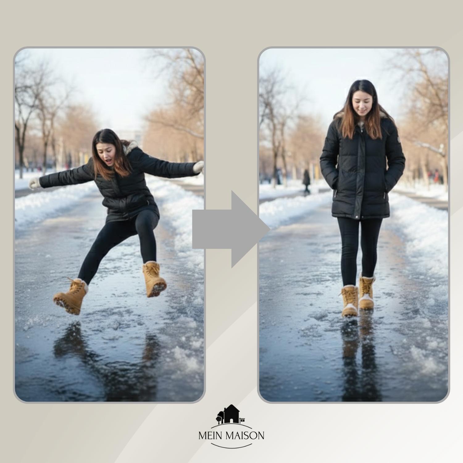 AntiSlide – Camminare in sicurezza sul ghiaccio con trazione invernale superiore