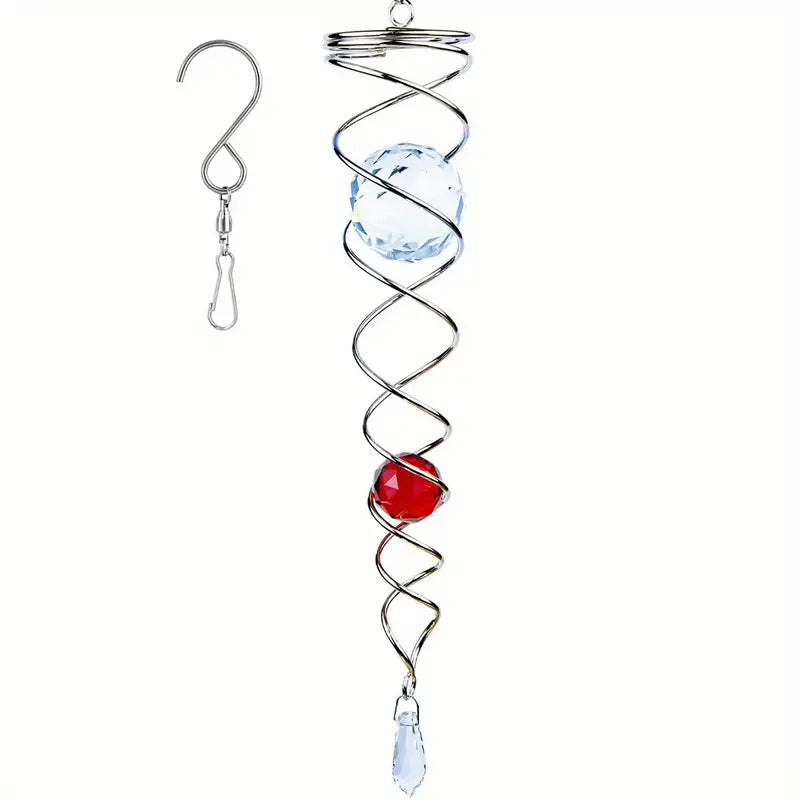 1+1 GRATIS | CrystalTwister - Spirale di Cristallo in Metallo per Windchime