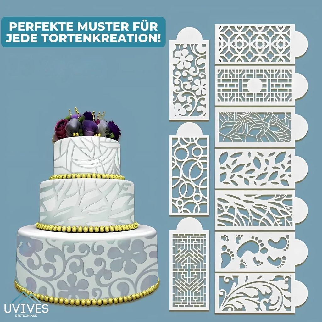 DecoLace - Forma per decorazione torta fai-da-te in pizzo