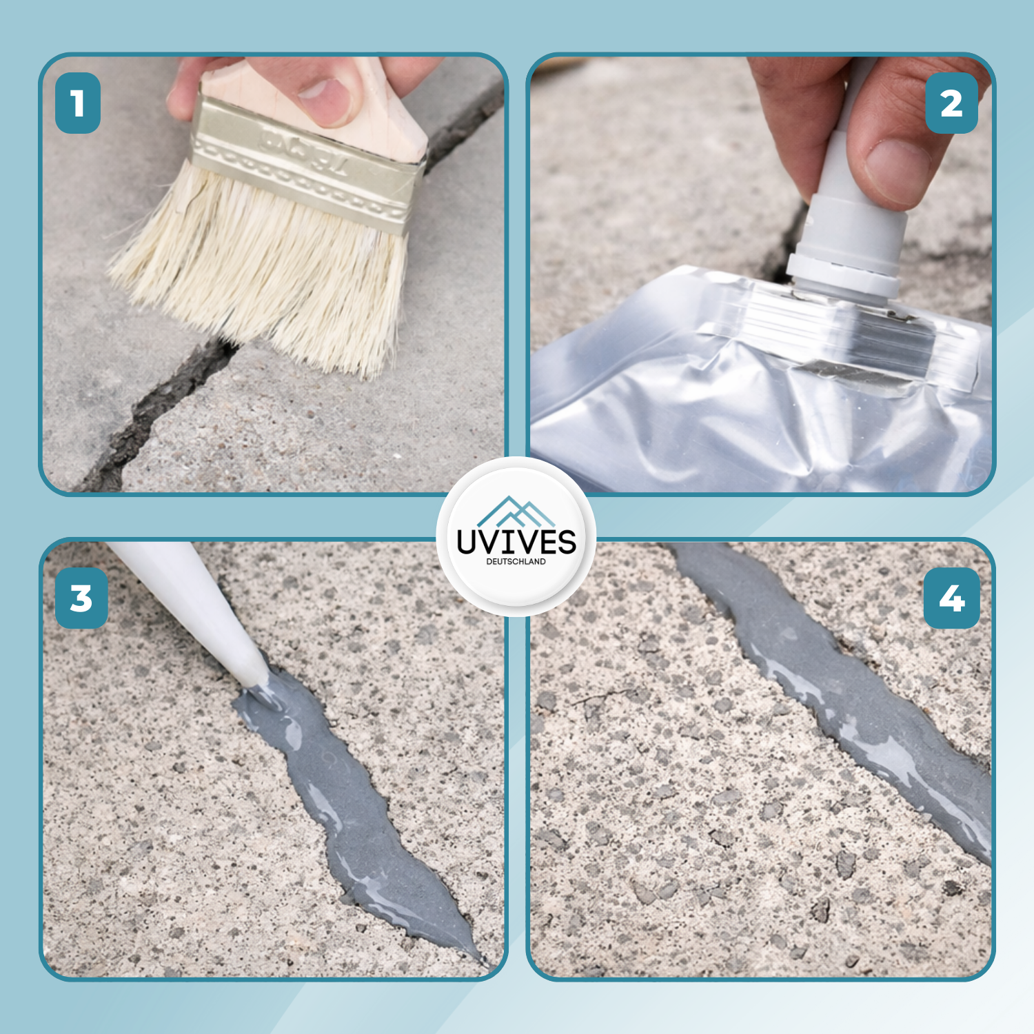 1+1 GRATIS | SureSeal - Ferma immediatamente le crepe e rinforza il cemento in modo duraturo