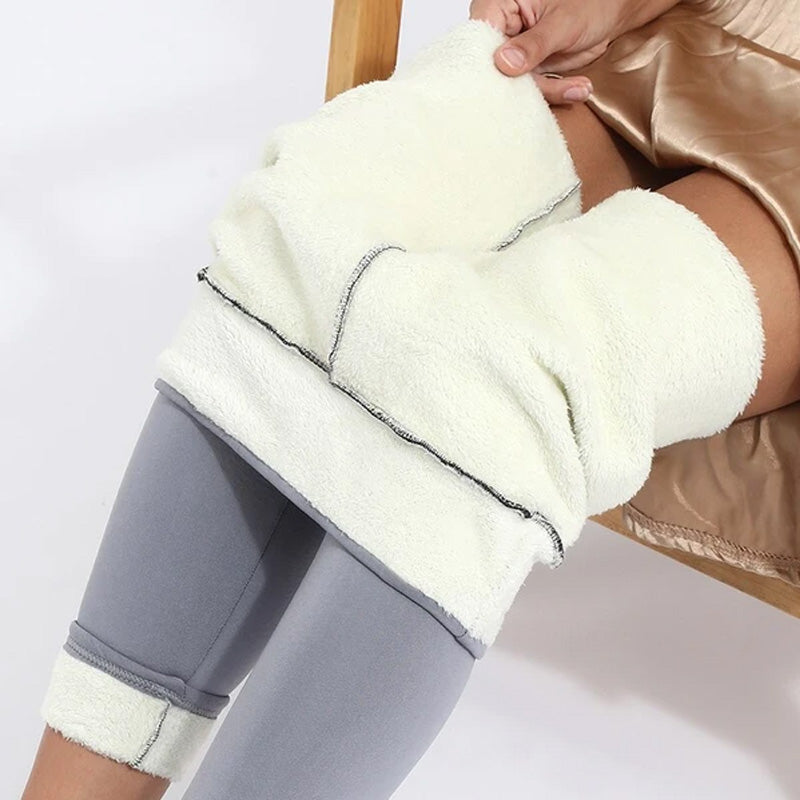Leggings in Pelliccia d'Agnello per Inverno