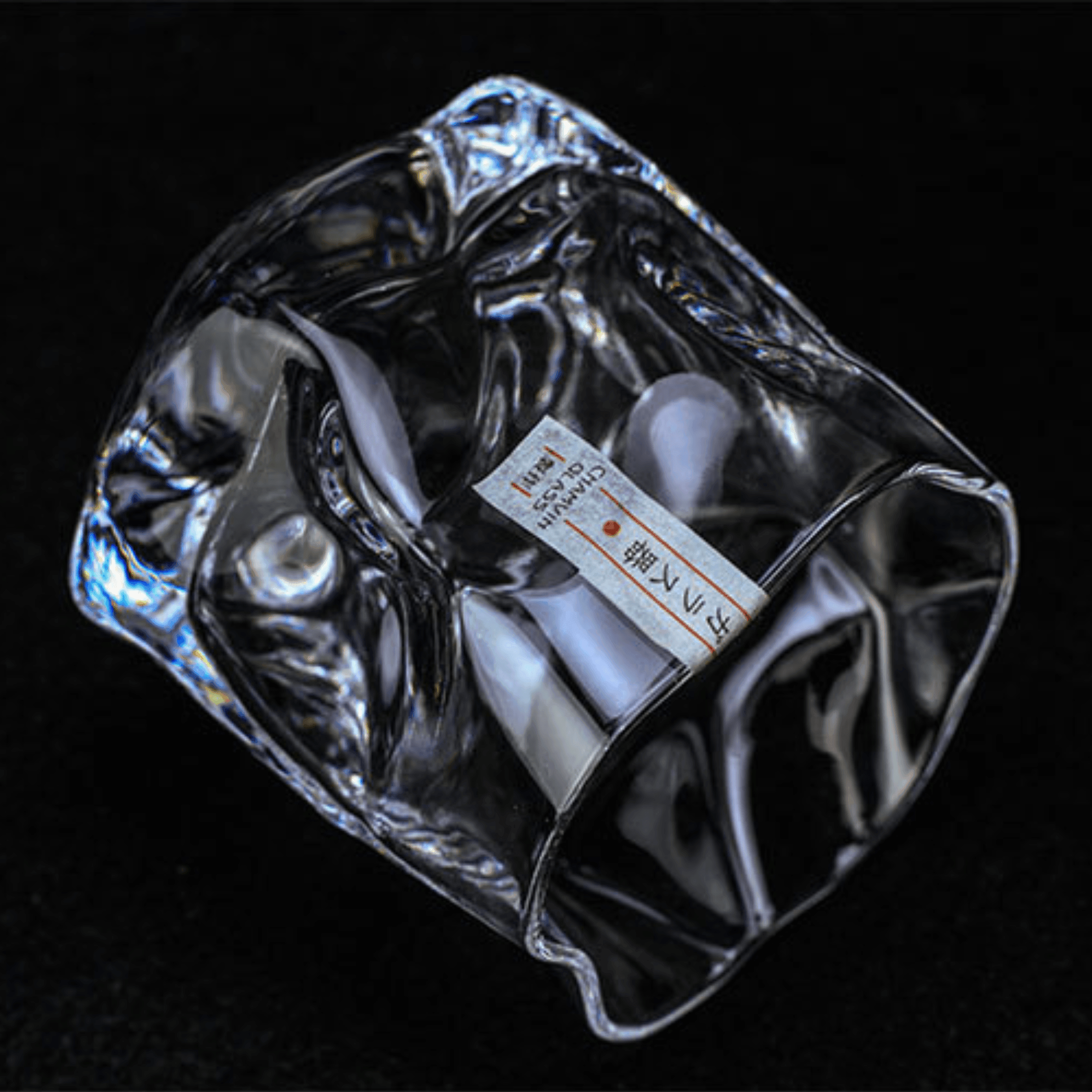 Astra Kiriko Bicchiere da Whisky con Motivo Pieghettato di Edo Craft Artisan