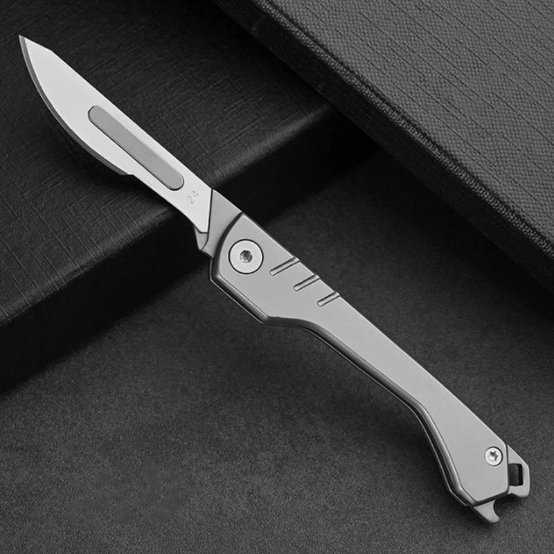 BladeSwift - Coltello pieghevole con 10 lame intercambiabili