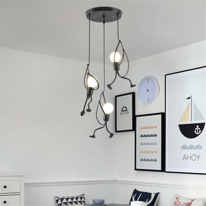 FunkyLight | Retro Iron Man - Lampade da soffitto