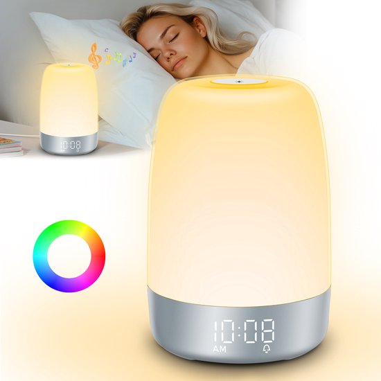 Aurora Wake-Up Light | Al sorgere e tramontare del sole | Ricaricabile USB-C