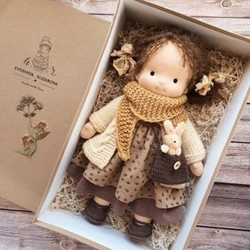 Sandsberg | Bambola Waldorf | Peluche in tessuto fatto a mano | Vari design