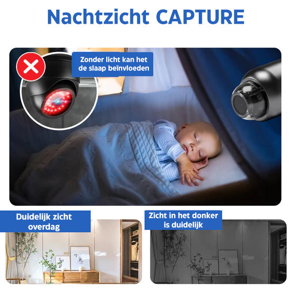 MiniEye Full HD Telecamera di Sicurezza | Mini Telecamera Compatta con Visione Notturna e Rilevamento di Movimento