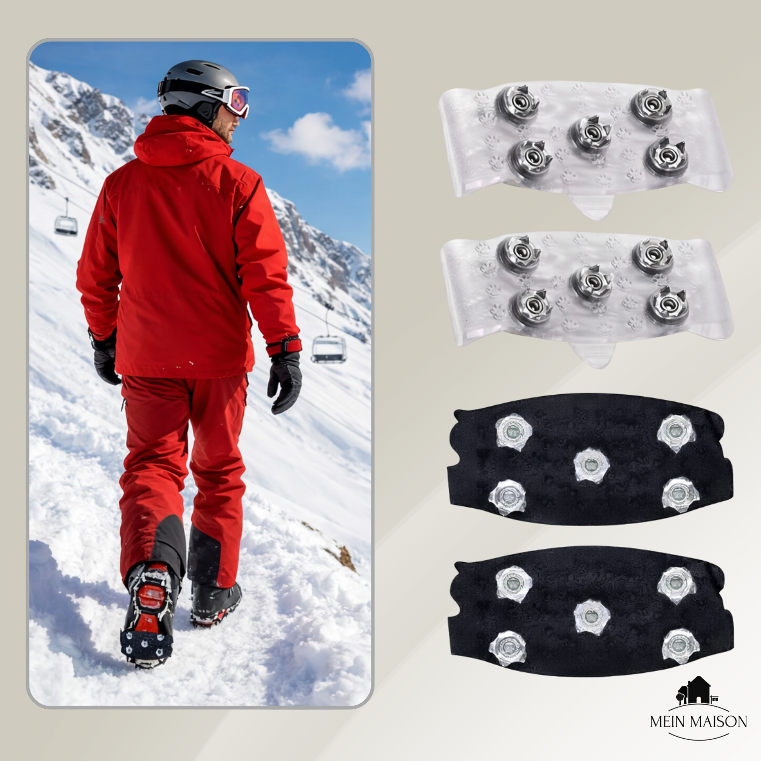 AntiSlide – Camminare in sicurezza sul ghiaccio con trazione invernale superiore