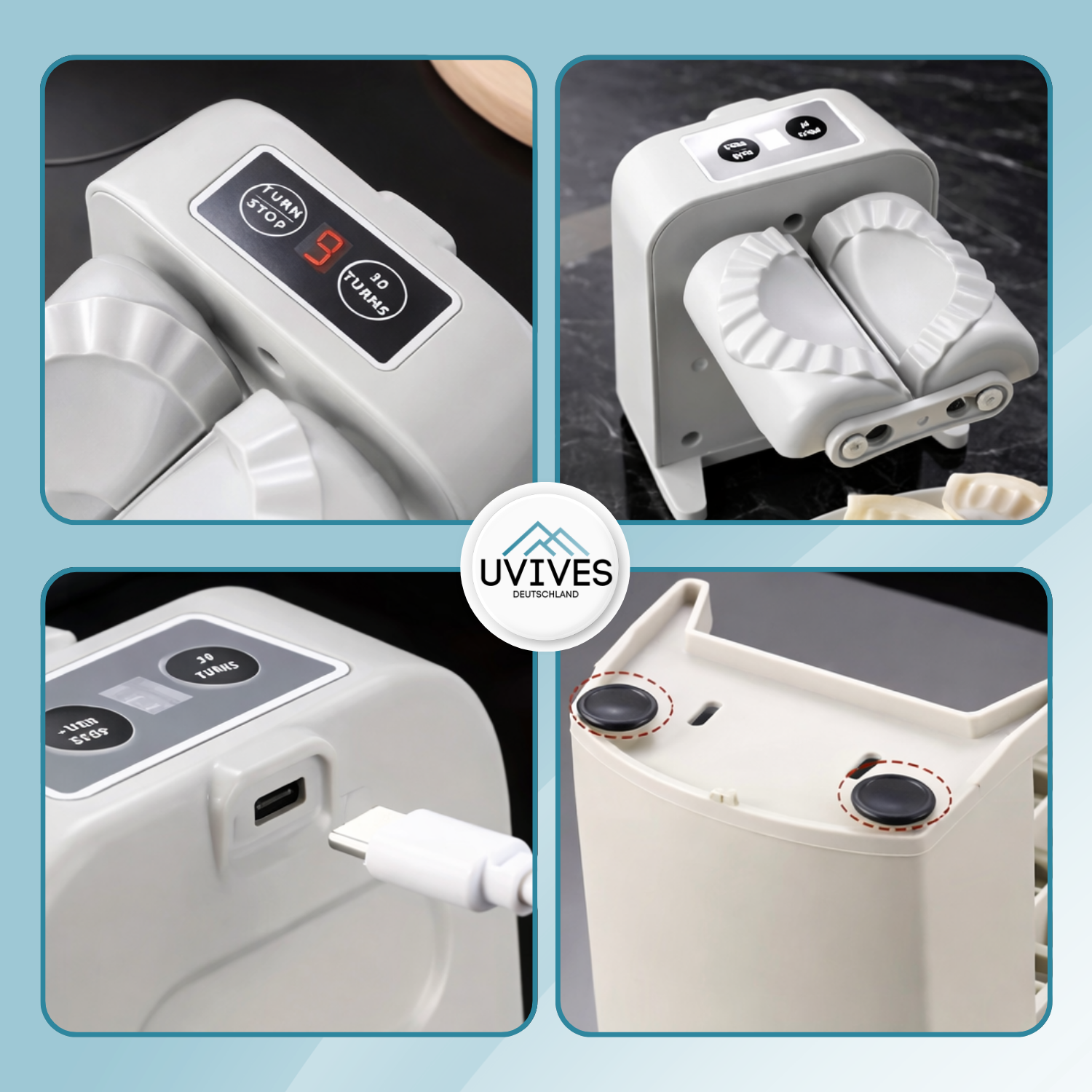 DumpliSwift - Perfette tasche di pasta piegate automaticamente in pochi secondi