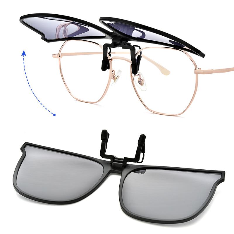 Nuovi occhiali da sole clip-on polarizzati flip-up