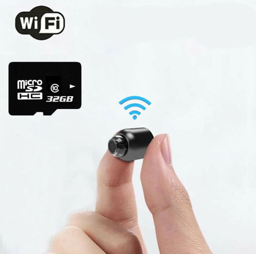 AetherGuard Telecamera WiFi Compatta 1080P Video Visione Notturna Audio Chiaro UK