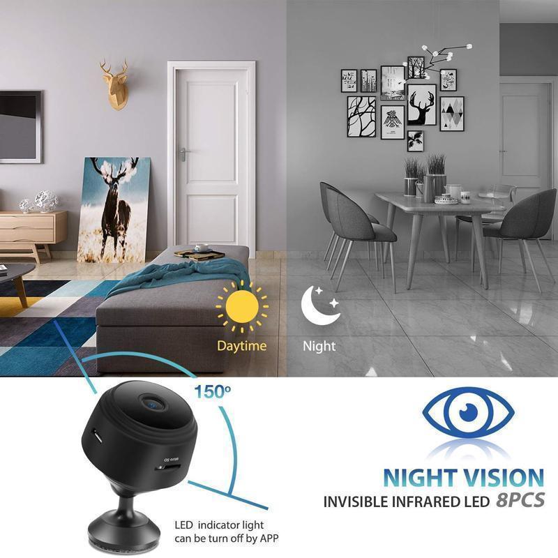 1080p Telecamera Mini WiFi Magnetica per Camper - Telecamera di Retromarcia