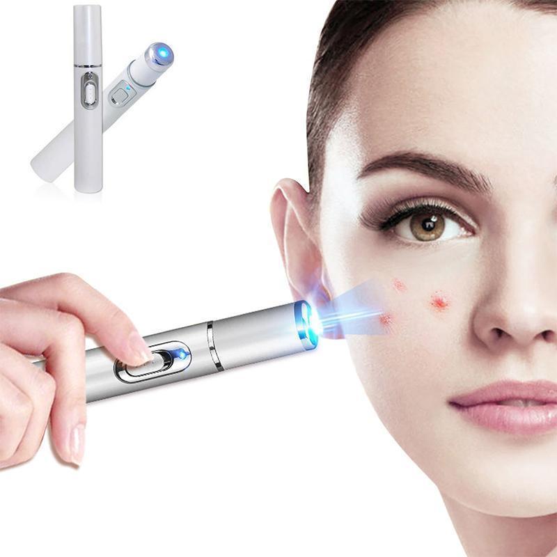 Penna per trattamento laser Blu-Ray per rimuovere l'acne indesiderata