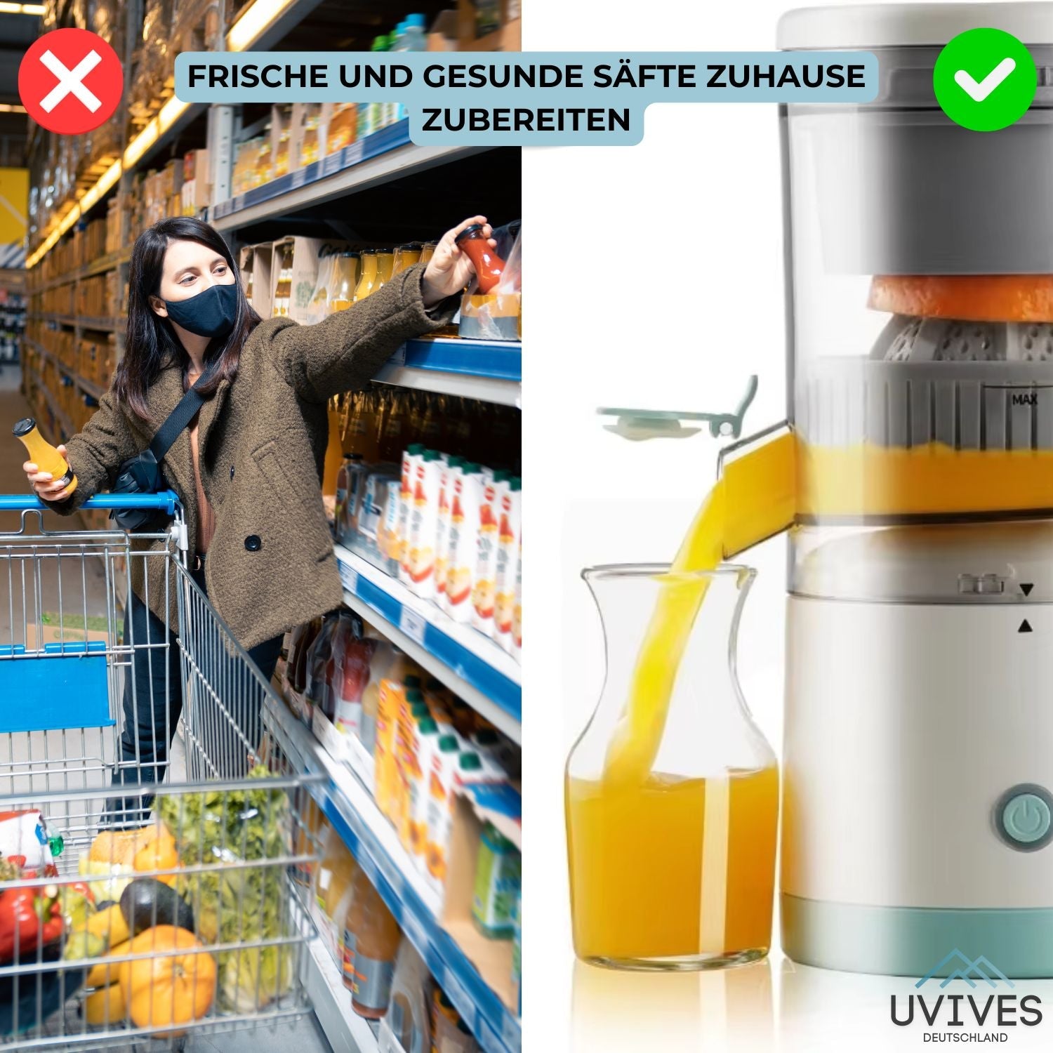 NutriSqueeze - Goditi succhi sani in modo rapido e semplice
