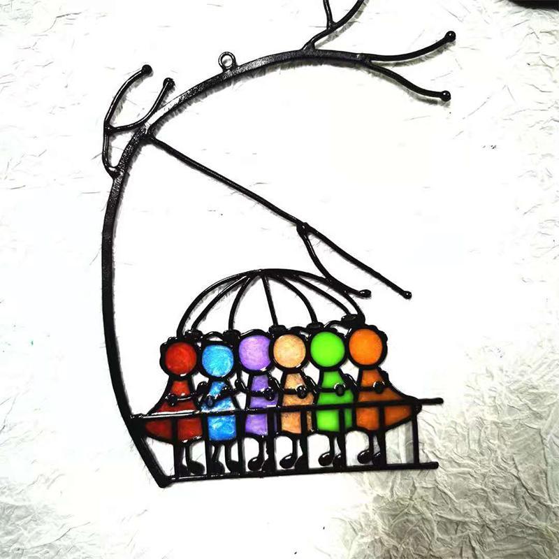 Cattura Sole, Decorazione per Finestra, Arte in Vetrata