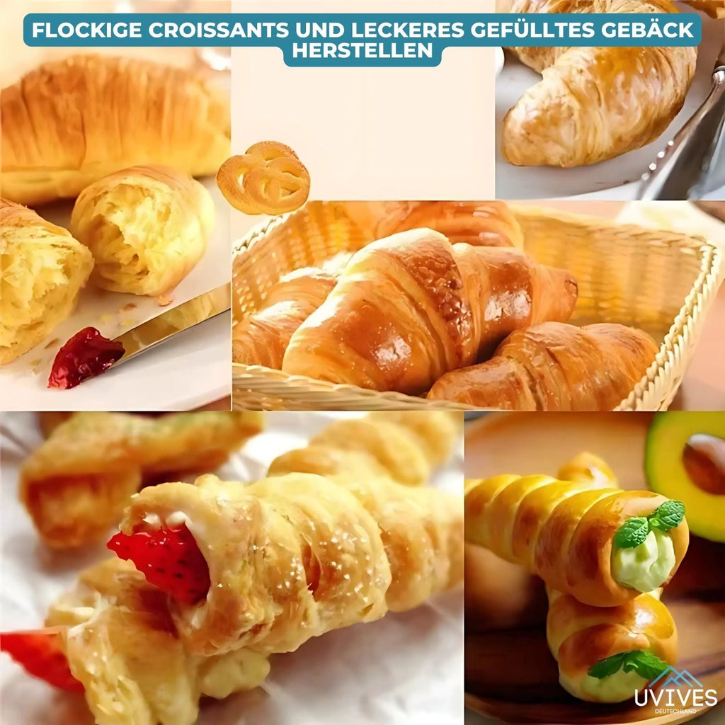 5+5 GRATIS | BakeRolls - Set di Forme per Cannoli Maestro per Casa!