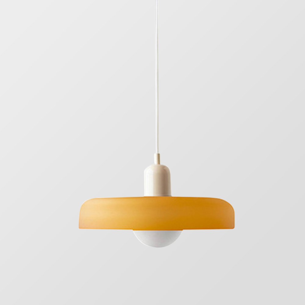 Liora Bauhaus Lampadario in Vetro con Regolazione dell'Altezza