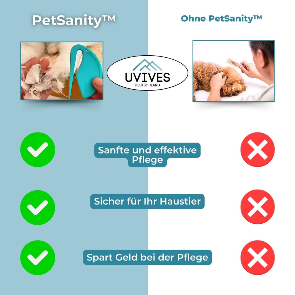 PetSanity - Il rimuovi nodi sicuro, duraturo ed efficace per gatti e cani