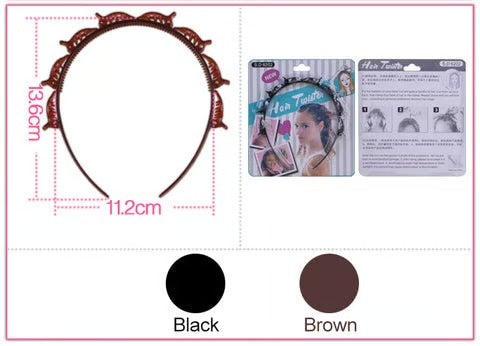 BangiTwist – Clip per capelli a doppio pony
