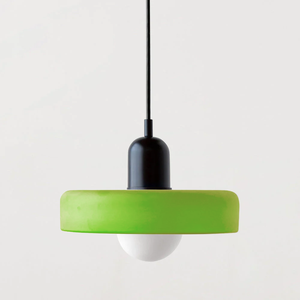 Liora Bauhaus Lampadario in Vetro con Regolazione dell'Altezza
