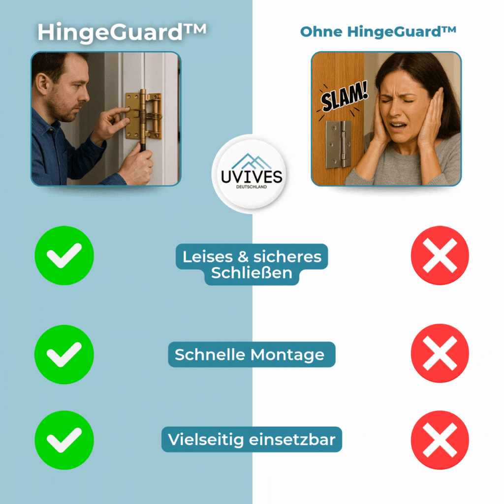 1+1 GRATIS | HingeGuard – La porta si chiude dolcemente e in sicurezza automaticamente