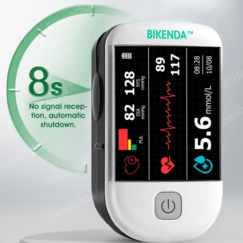 VitalCheck Pulsoximetro – Misuratore di ossigeno e battito cardiaco compatto con schermo OLED