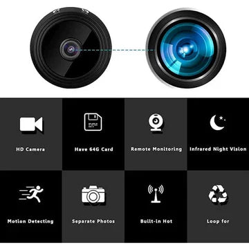 Mini telecamera magnetica wireless con audio e video in diretta