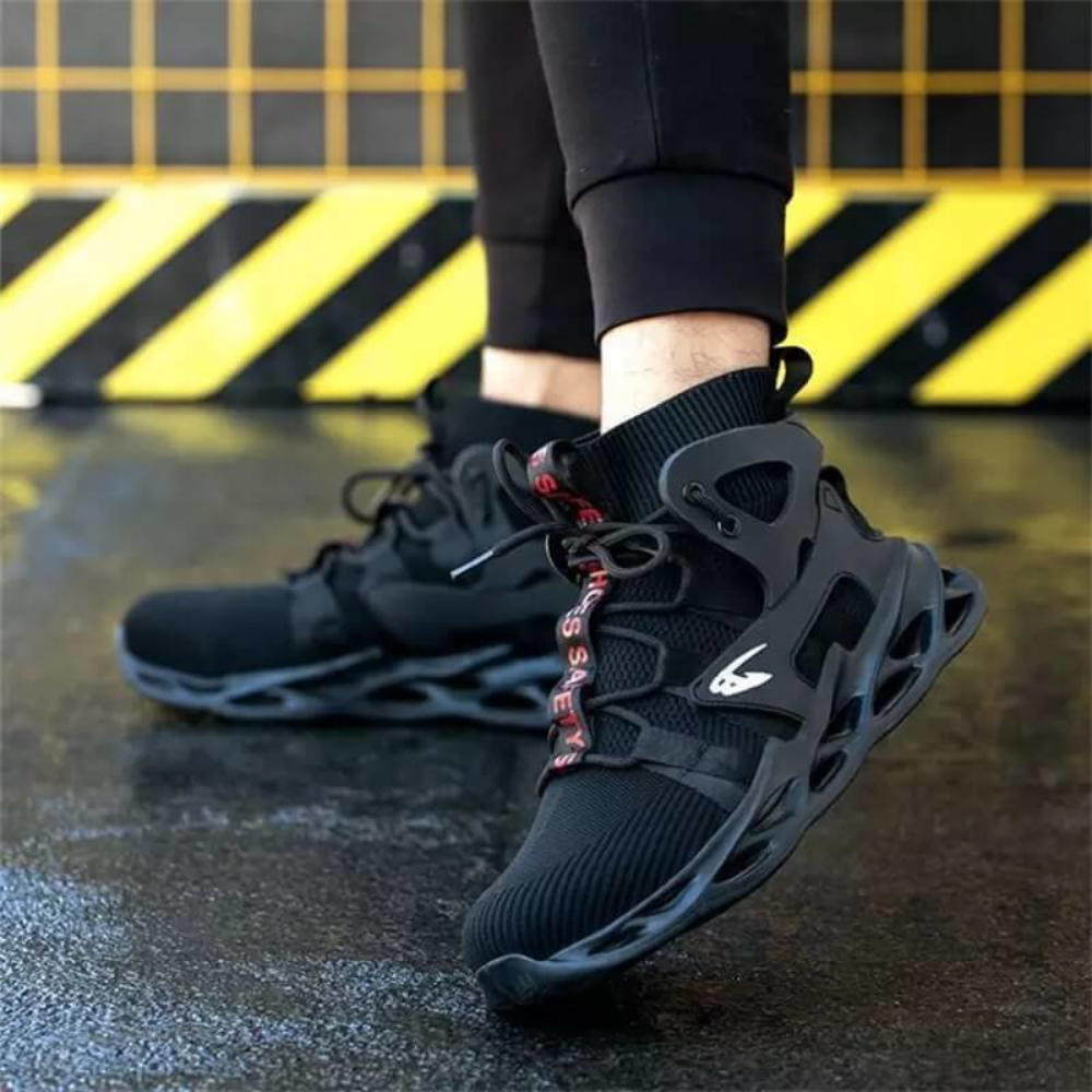 Scarpe da lavoro leggere e traspiranti con punta in acciaio