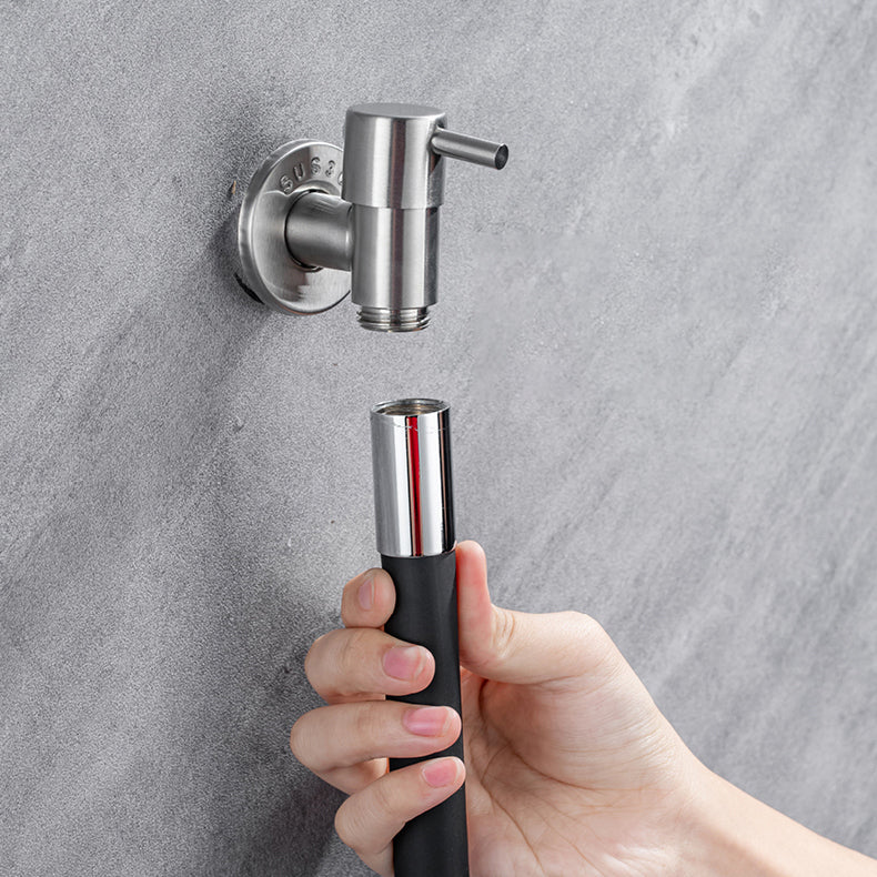 Brehn | Rubinetto da bagno contemporaneo a parete con maniglie a leva in acciaio inossidabile