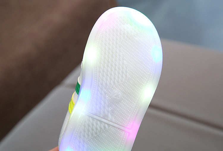 Sneaker per bambini LED con suola flessibile