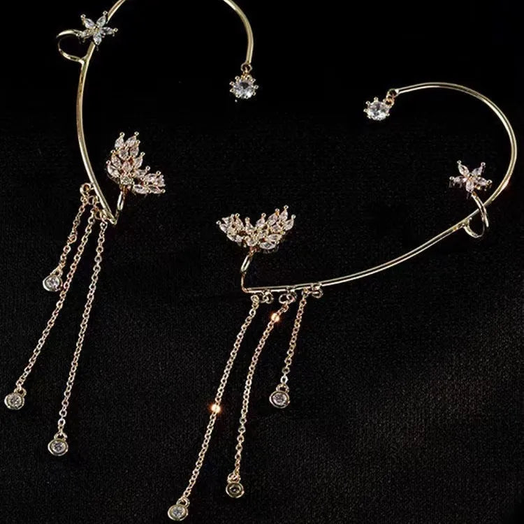 LumiStar – Orecchini a frange scintillanti