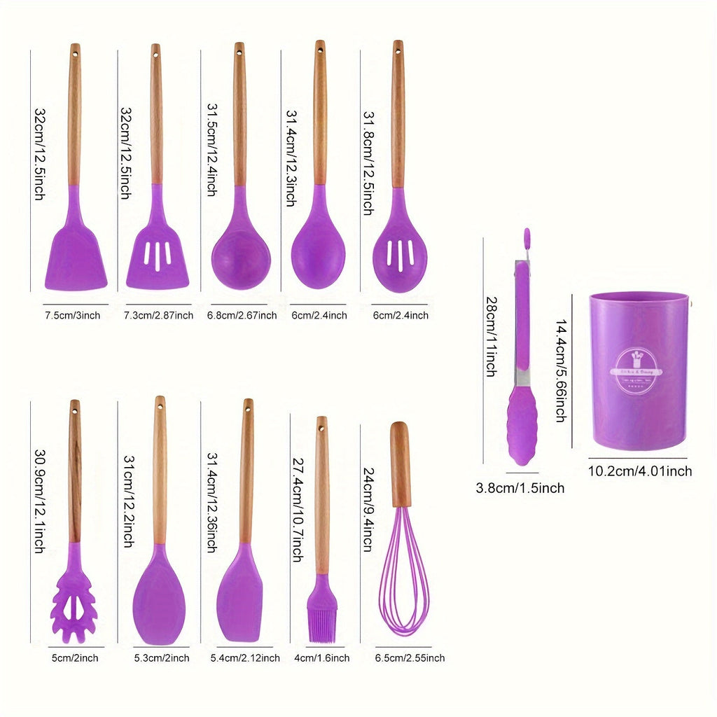 Set di utensili da cucina premium da 12 pezzi
