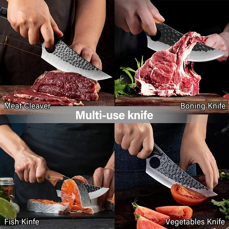 Coltello Giapponese Fatti a Mano OrionKoi per Lavori di Cucina Precisi