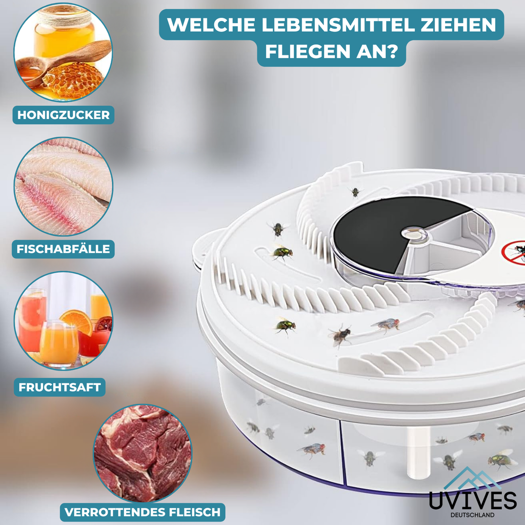 FlyFree – Silenzioso & Senza Chimica contro le Mosche