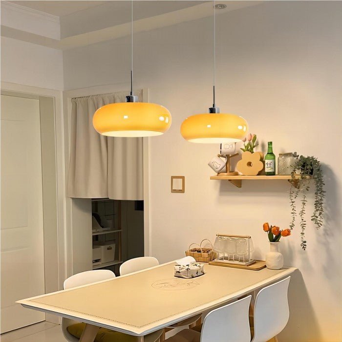 Lampada a sospensione in vetro stile Bauhaus - Retro nordico