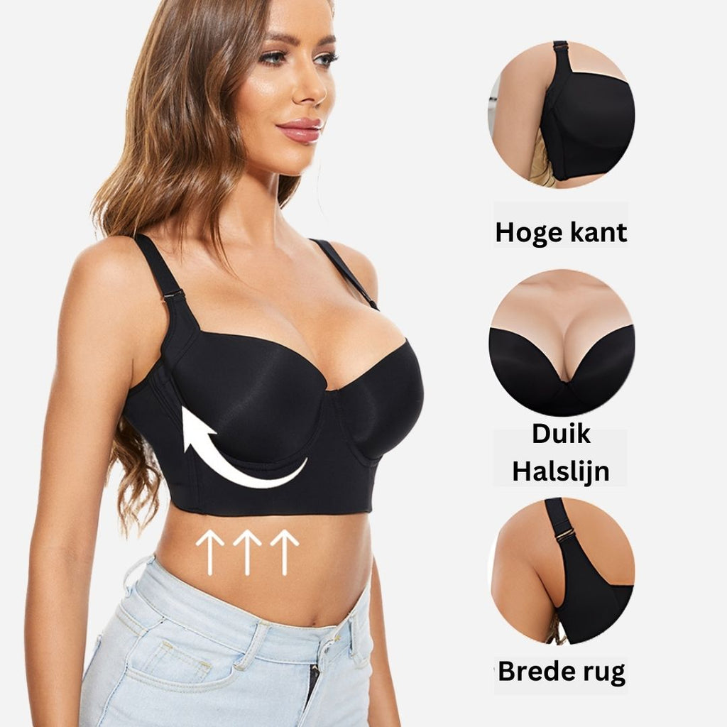CurvEase | Reggiseno Push-Up a Coppa Profonda